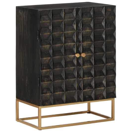 Sideboard | Black | Solid Mango Wood and Iron | Medium | Sideboard