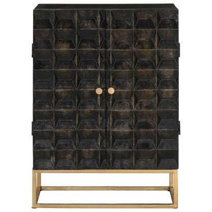 Sideboard | Black | Solid Mango Wood and Iron | Medium | Sideboard