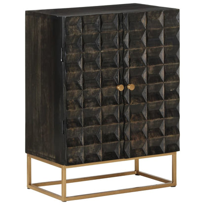 Sideboard | Black | Solid Mango Wood and Iron | Medium | Sideboard