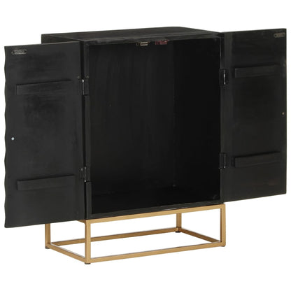 Sideboard | Black | Solid Mango Wood and Iron | Medium | Sideboard