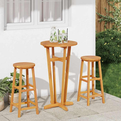 Garden Bar Table Ø60x105 cm Solid Wood Acacia