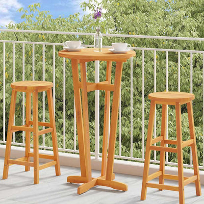 Garden Bar Table Ø60x105 cm Solid Wood Acacia