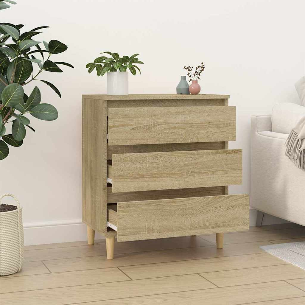 Sideboard Sonoma Oak 60x35x70 cm Engineered Wood