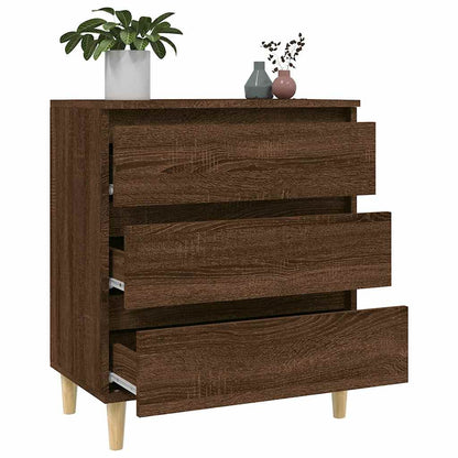 Sideboard Brown Oak 60x35x70 cm Engineered Wood