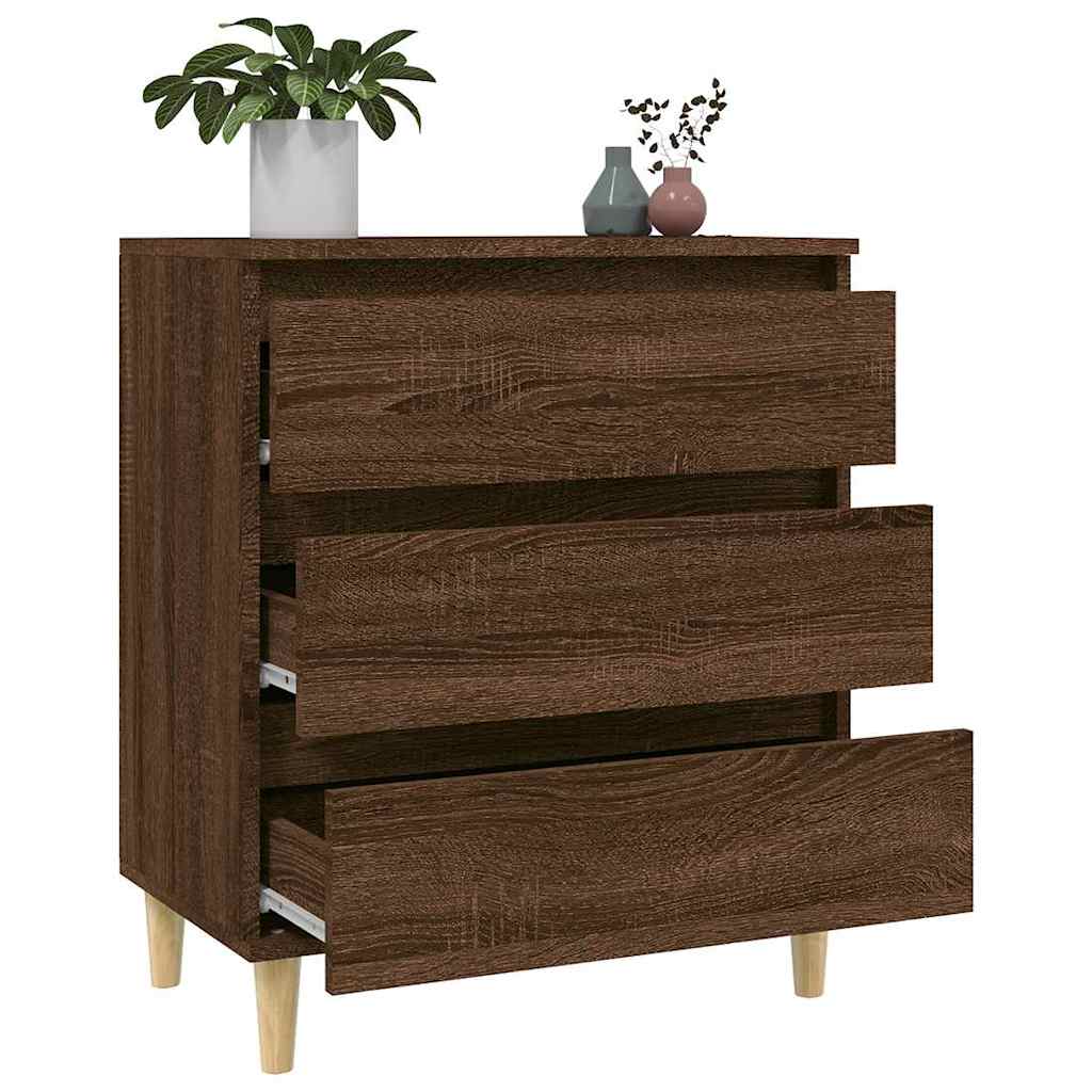 Sideboard Brown Oak 60x35x70 cm Engineered Wood