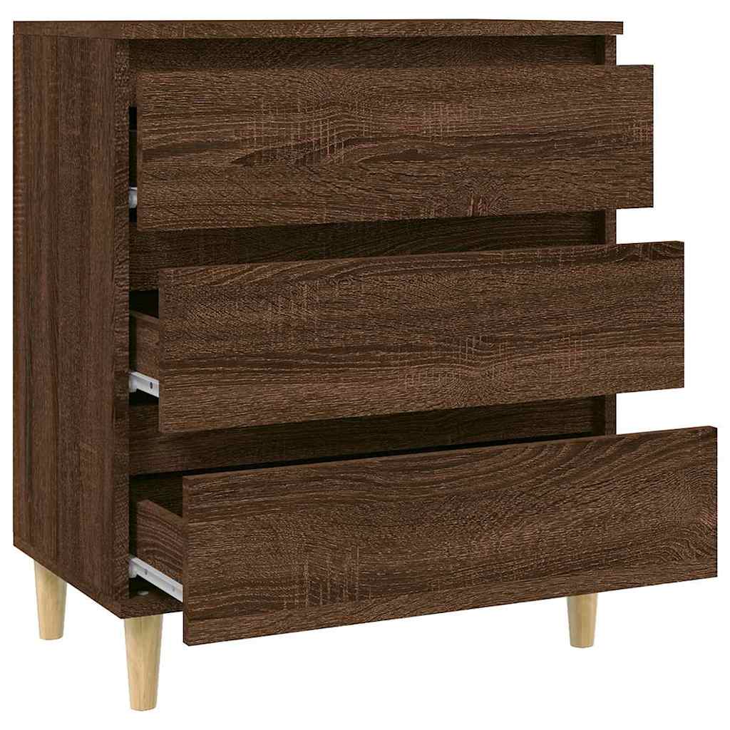 Sideboard Brown Oak 60x35x70 cm Engineered Wood