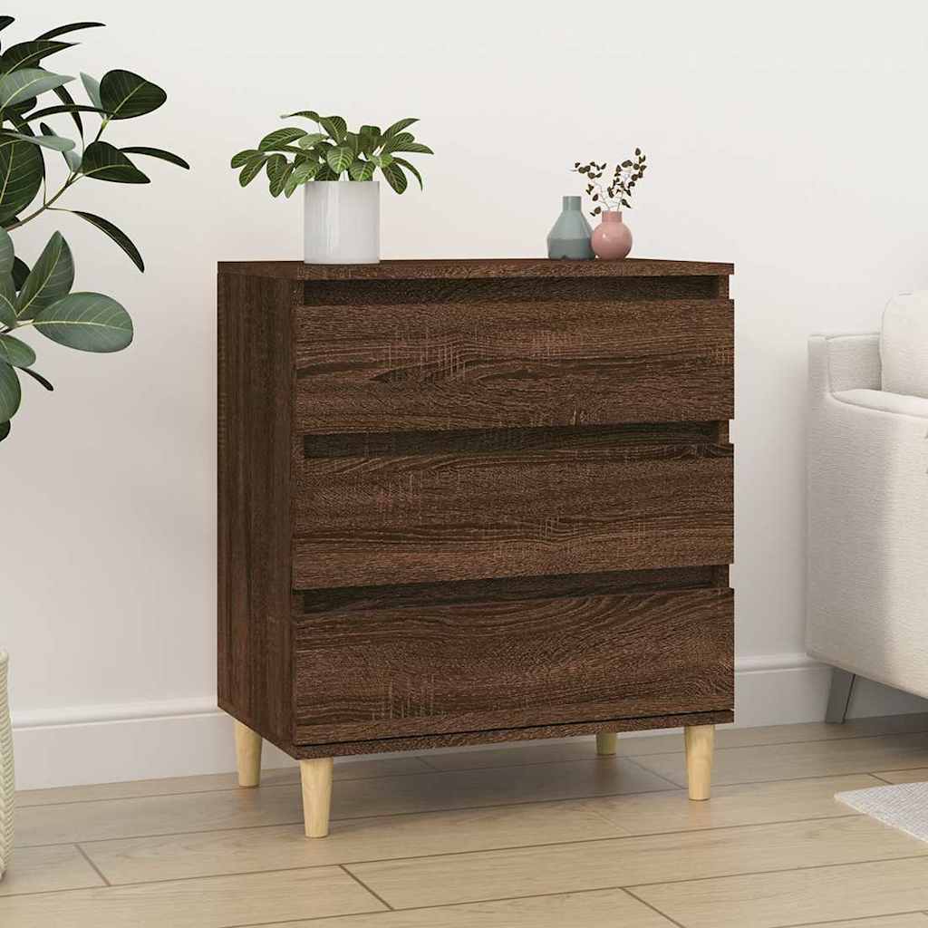 Sideboard Brown Oak 60x35x70 cm Engineered Wood