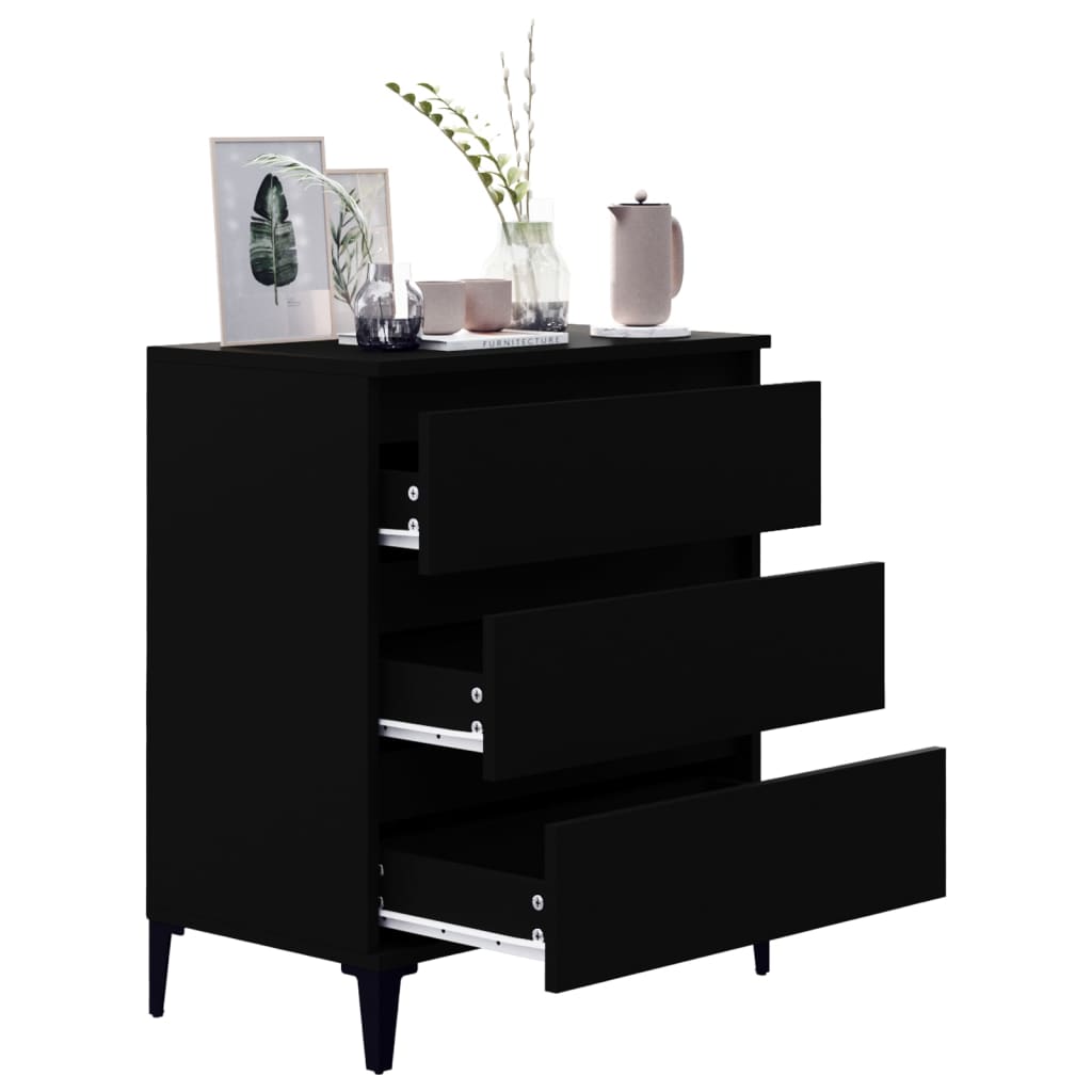 Sideboard | Black | Engineered wood | Medium | Sideboard | Rectangular