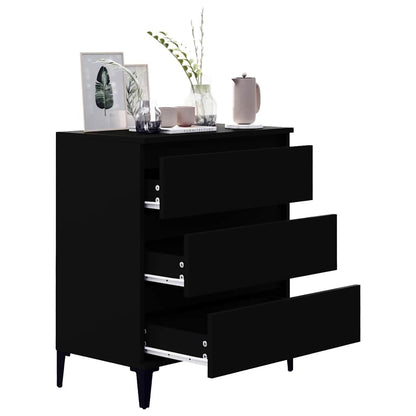 Sideboard Black 60x35x70 cm Engineered Wood