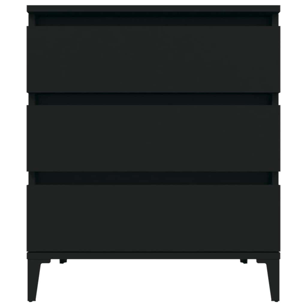 Sideboard Black 60x35x70 cm Engineered Wood