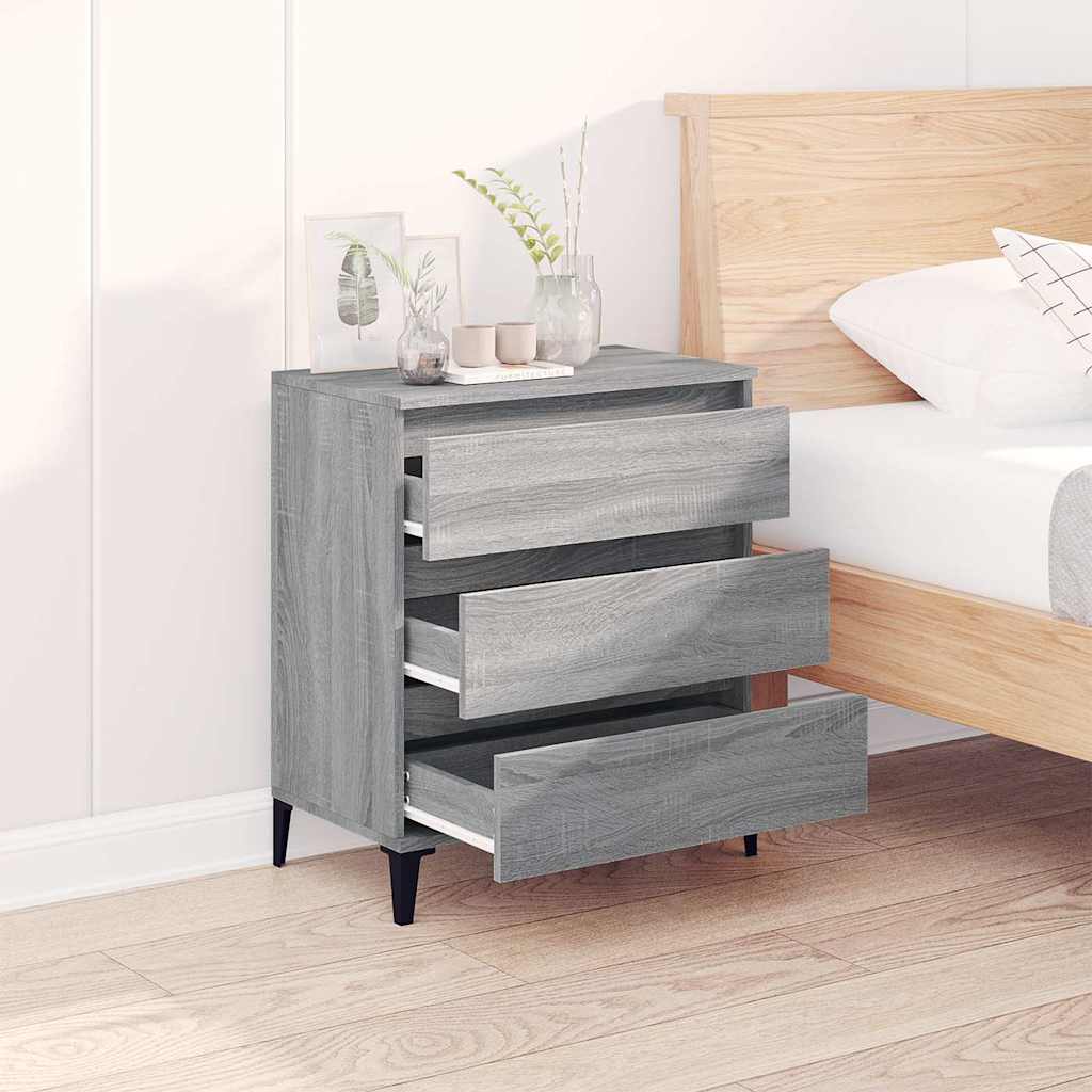 Sideboard Grey Sonoma 60x35x70 cm Engineered Wood