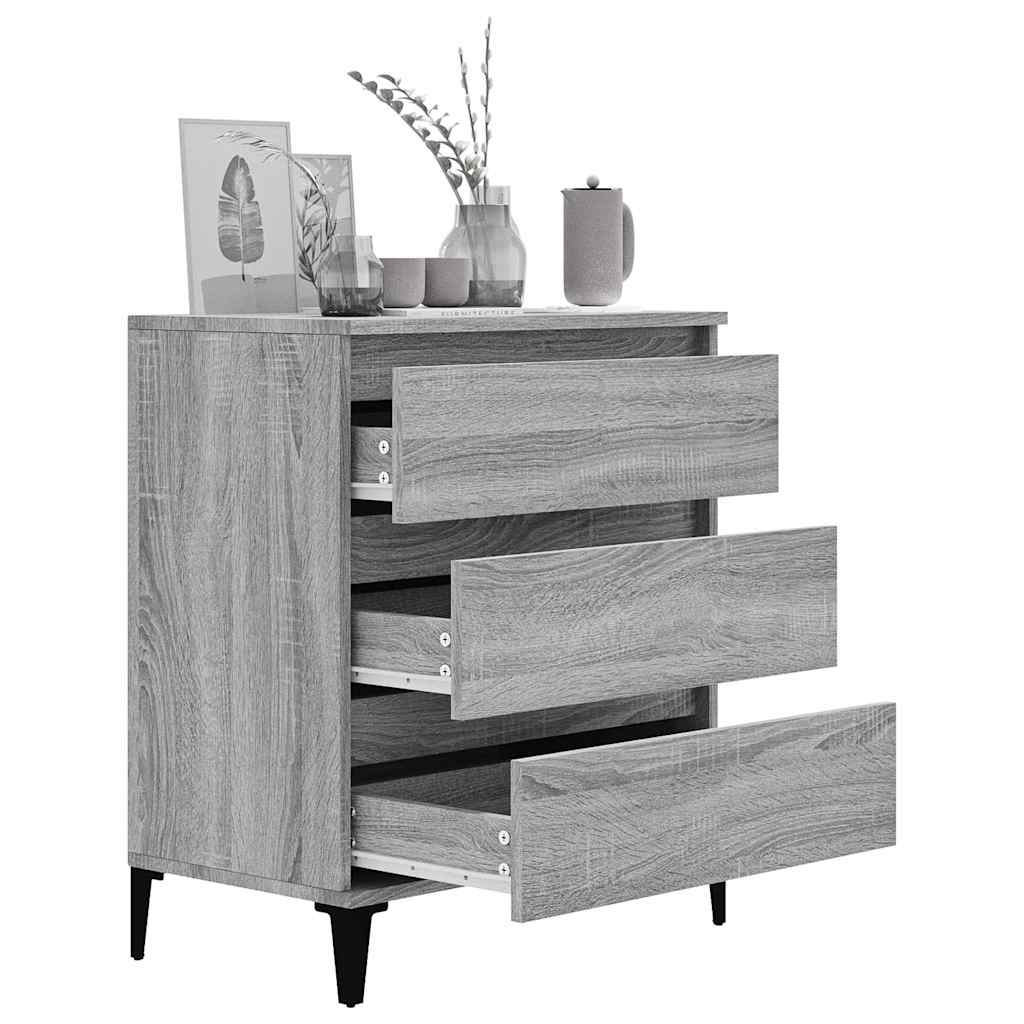 Sideboard Grey Sonoma 60x35x70 cm Engineered Wood