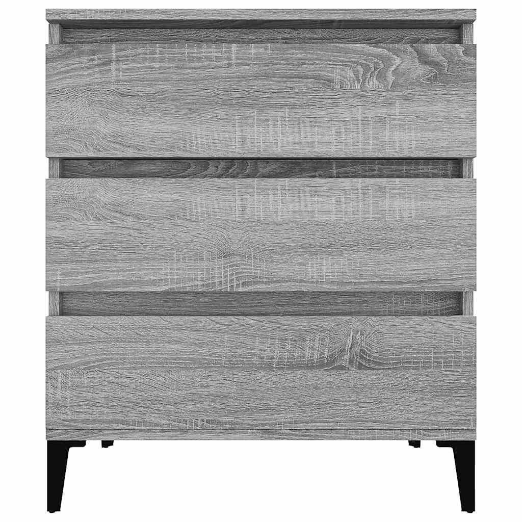 Sideboard Grey Sonoma 60x35x70 cm Engineered Wood