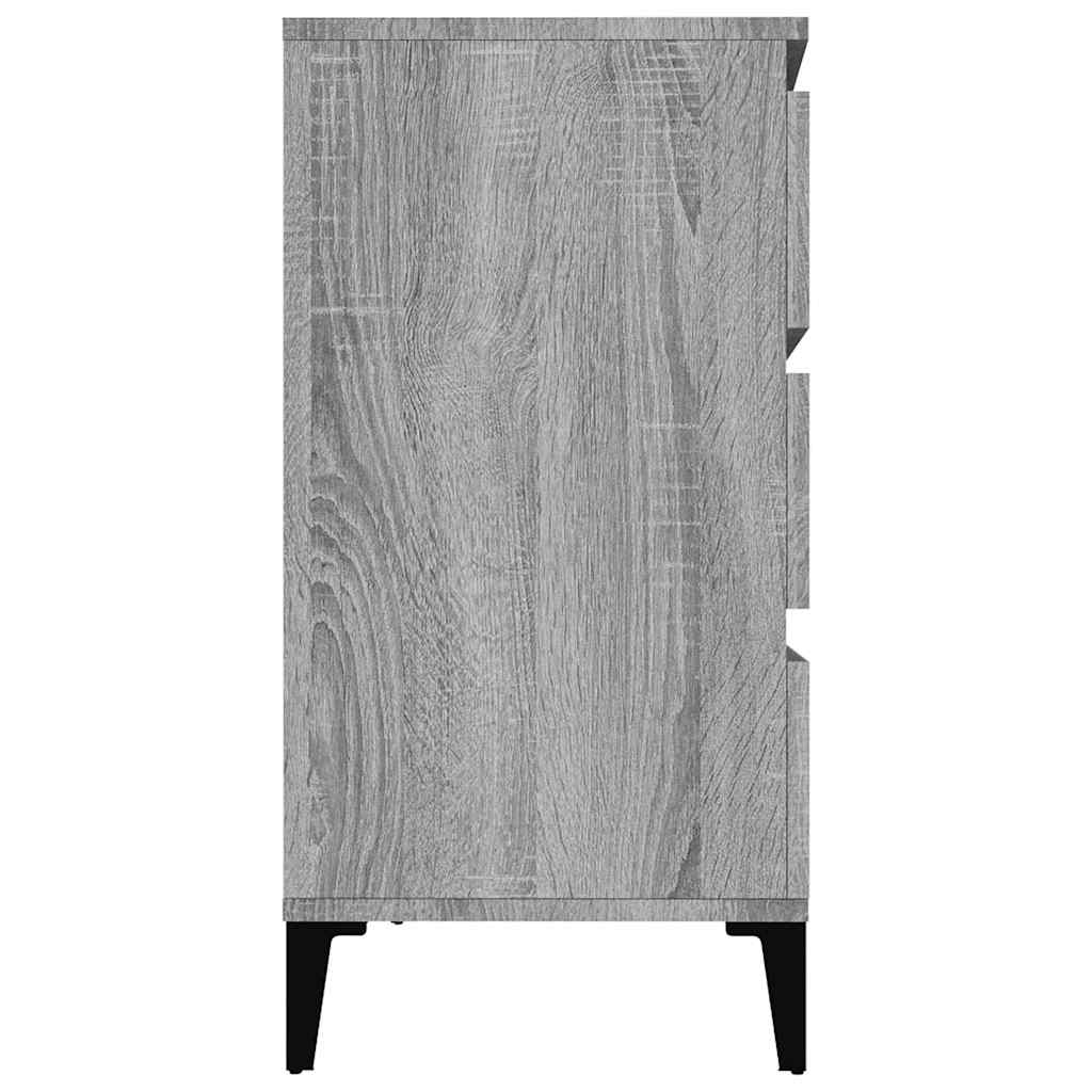 Sideboard Grey Sonoma 60x35x70 cm Engineered Wood