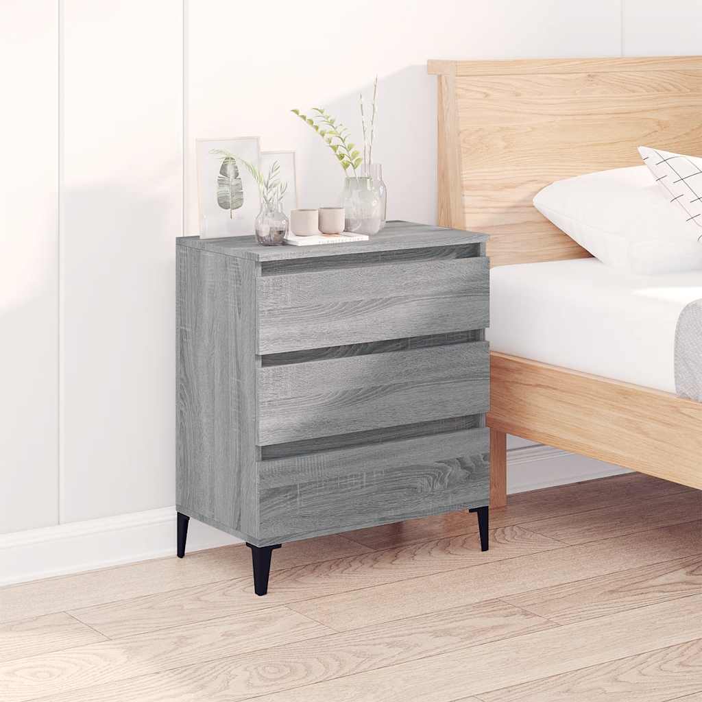 Sideboard Grey Sonoma 60x35x70 cm Engineered Wood