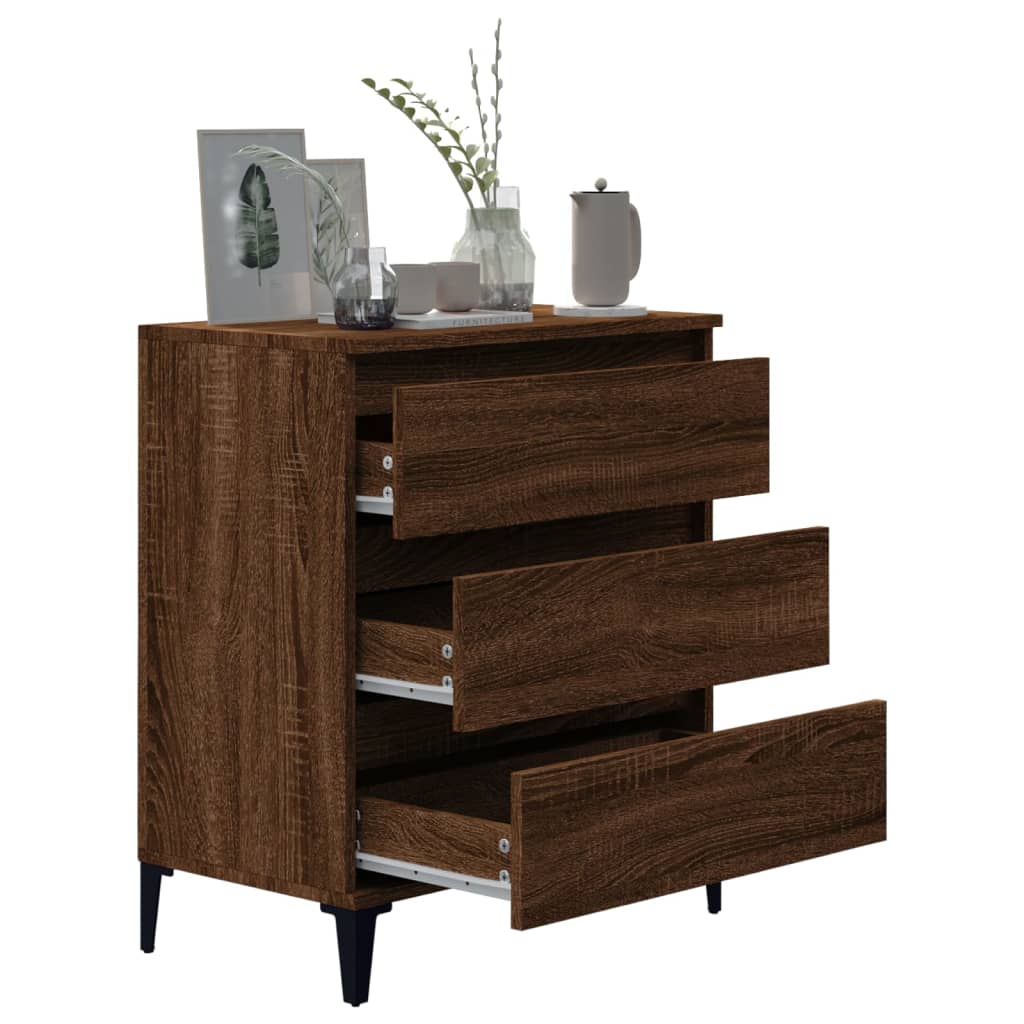 Sideboard Brown Oak 60x35x70 cm Engineered Wood