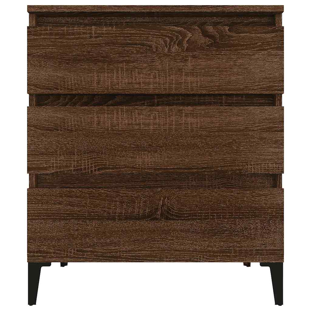 Sideboard Brown Oak 60x35x70 cm Engineered Wood