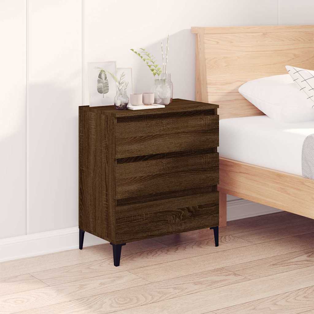 Sideboard Brown Oak 60x35x70 cm Engineered Wood