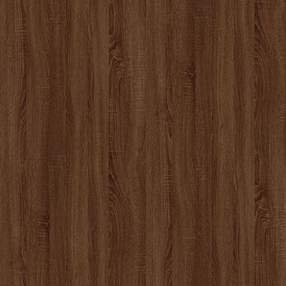 Book Cabinet/Room Divider Brown Oak 105x24x102 cm