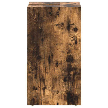 Bathroom Cabinet Smoked Oak 60x33x61 cm Engineered Wood