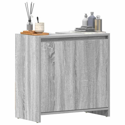 Bathroom Cabinet Grey Sonoma 60x33x61 cm Engineered Wood