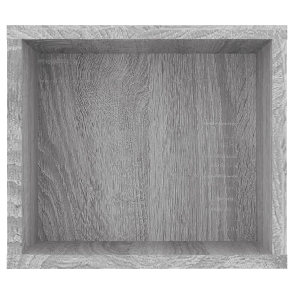 Hanging TV Cabinet Grey Sonoma 100x30x26.5 cm Engineered Wood