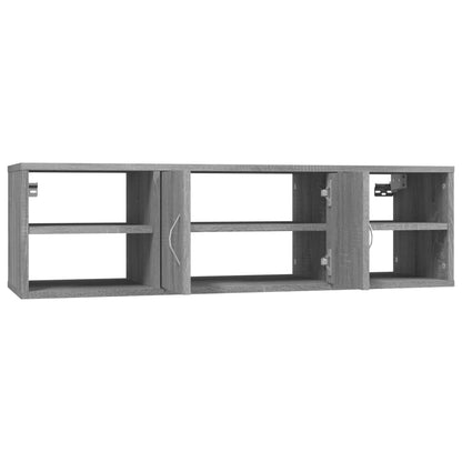 Wall Shelf Grey Sonoma 102x30x29 cm Engineered Wood
