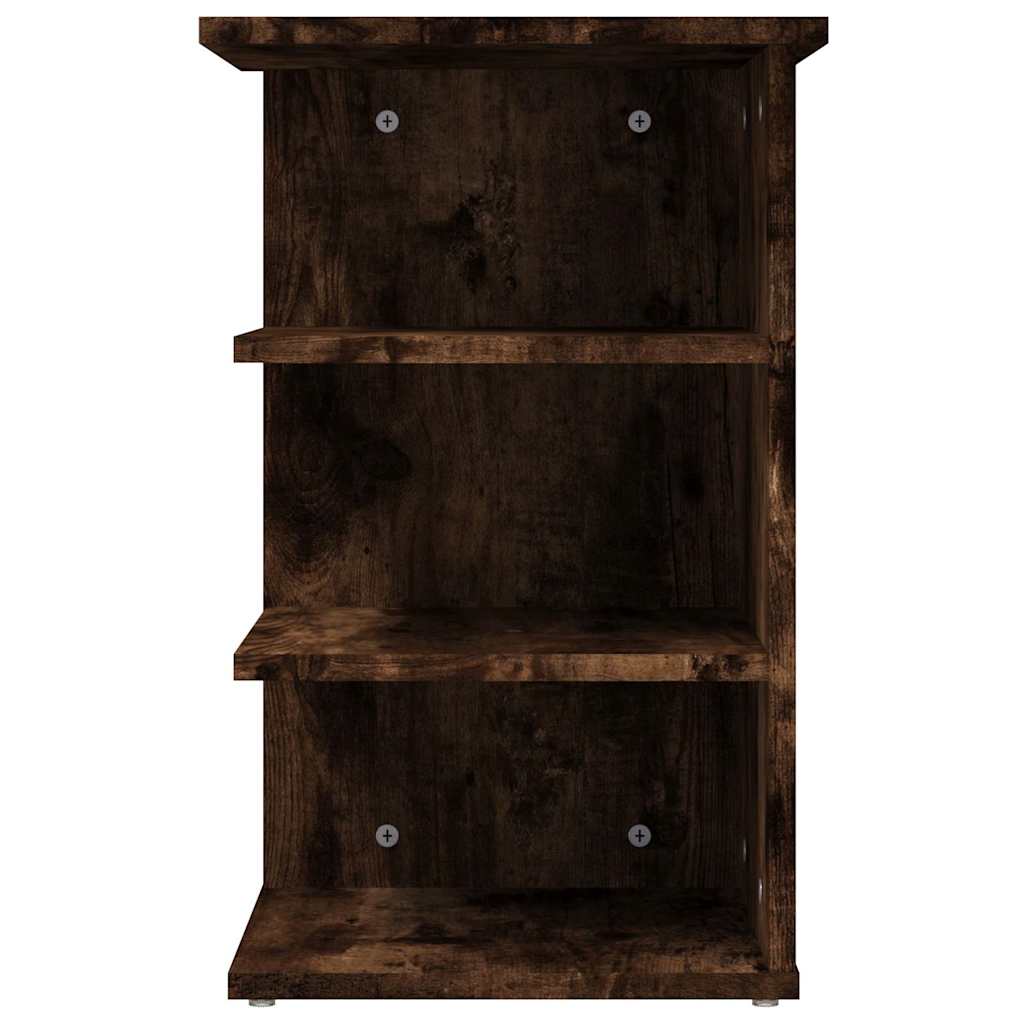 Side Cabinet Smoked Oak 35x35x55 cm Engineered Wood