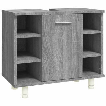 Bathroom Cabinet Grey Sonoma 60x32x53,5 cm Engineered Wood