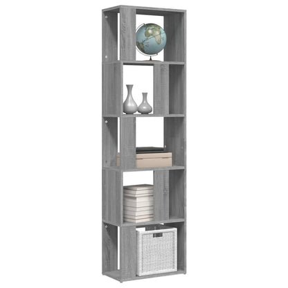 Book Cabinet | Grey Sonoma | Engineered wood | Tall | Book Cabinet