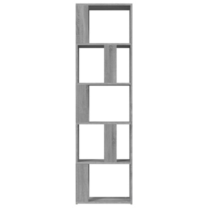 Book Cabinet | Grey Sonoma | Engineered wood | Tall | Book Cabinet