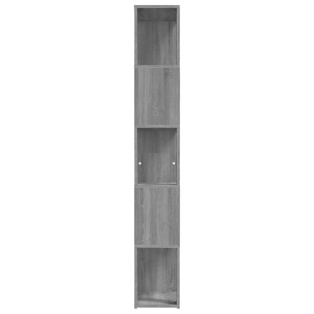Book Cabinet | Grey Sonoma | Engineered wood | Tall | Book Cabinet
