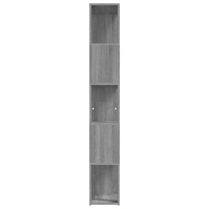 Book Cabinet | Grey Sonoma | Engineered wood | Tall | Book Cabinet