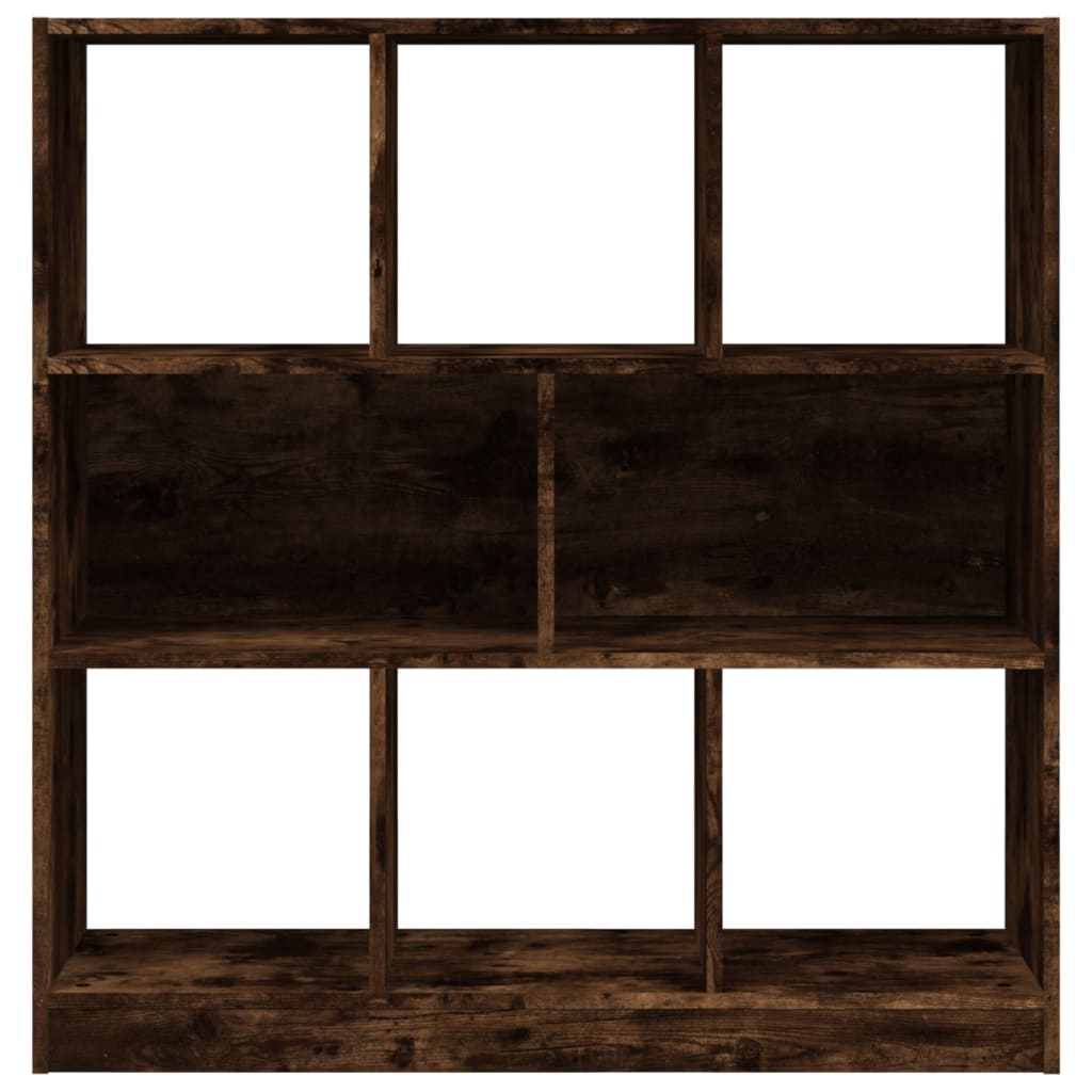 Book Cabinet Smoked Oak 97,5x29,5x100 cm Engineered Wood
