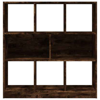 Book Cabinet Smoked Oak 97,5x29,5x100 cm Engineered Wood