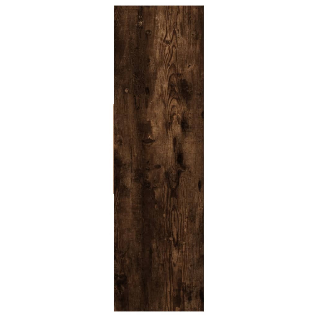 Book Cabinet Smoked Oak 97,5x29,5x100 cm Engineered Wood