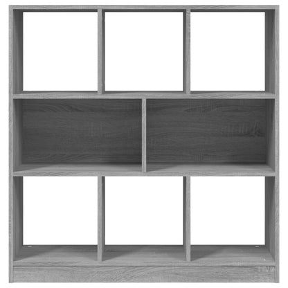 Book Cabinet Grey Sonoma 97,5x29,5x100 cm Engineered Wood