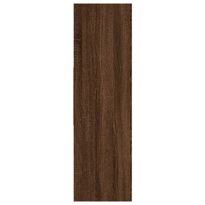 Book Cabinet Brown Oak 97.5x29.5x100 cm Engineered Wood
