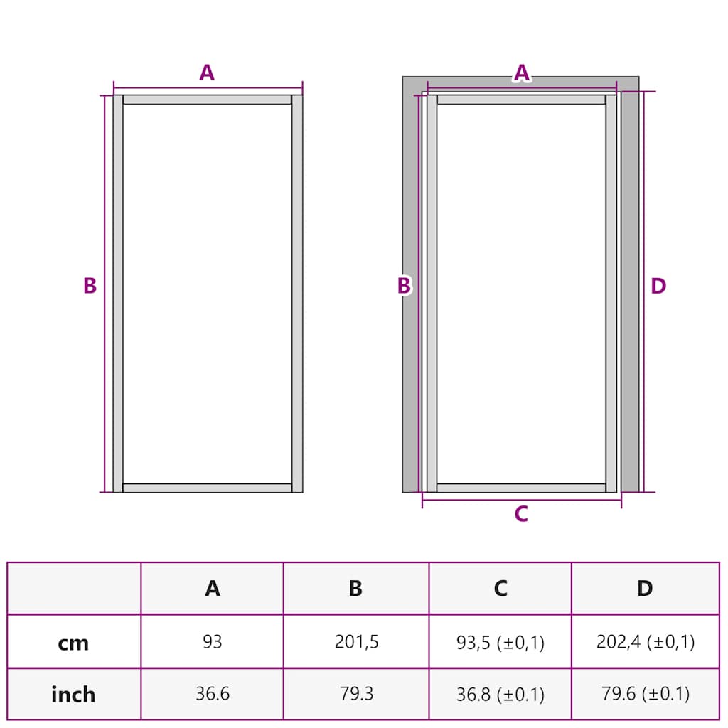 Interior Door Black 93x201.5 cm Tempered Glass&Aluminium