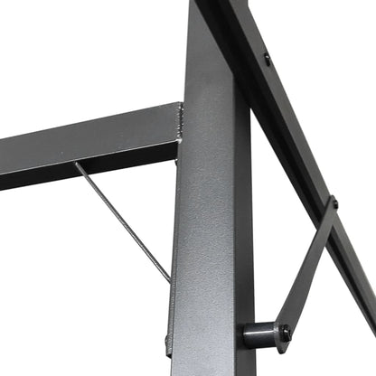 Pergola with Retractable Roof Cream 395x292x230 cm