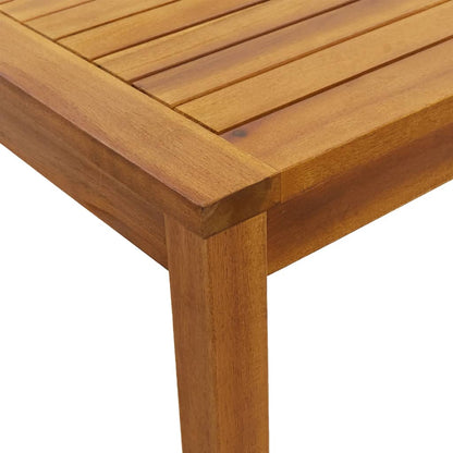 Garden Table | Natural Wood | Solid Acacia Wood | Medium | Durable