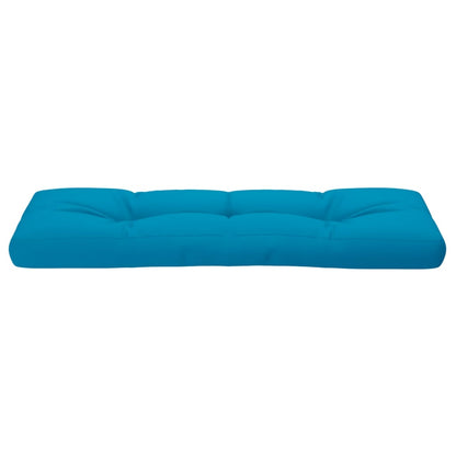 Pallet Cushion Light Blue 120x40x12 cm Fabric