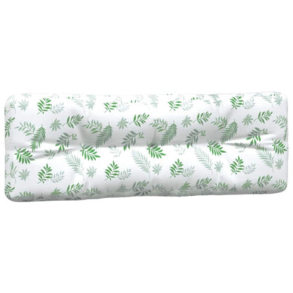 Pallet Cushions 5 pcs Leaf Pattern Fabric
