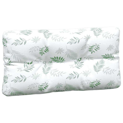 Pallet Cushions 5 pcs Leaf Pattern Fabric