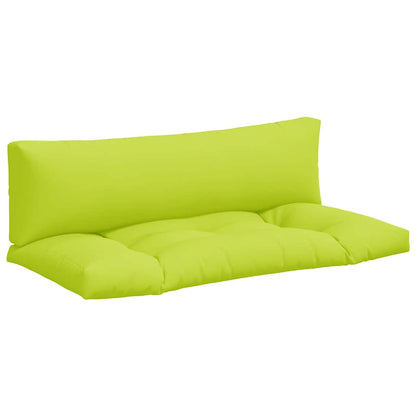 Pallet Cushions 2 pcs Bright Green Fabric