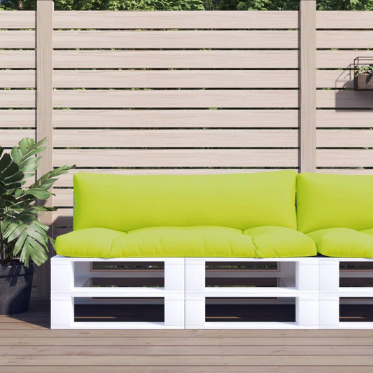 Pallet Cushions 2 pcs Bright Green Fabric