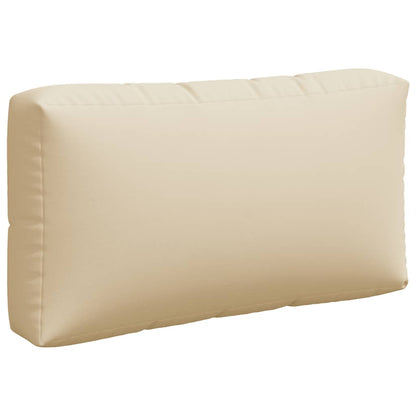 Pallet Cushions 3 pcs Beige Fabric