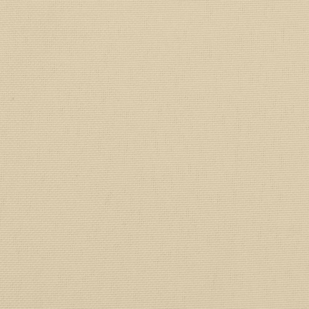 Pallet Cushions 3 pcs Beige Fabric