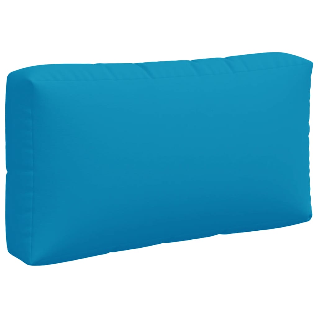 Pallet Cushions 3 pcs Light Blue Fabric