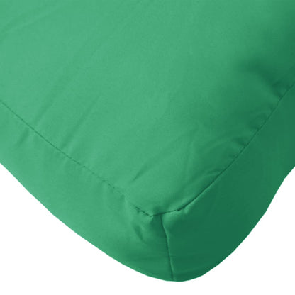 Pallet Cushions 3 pcs Green Fabric